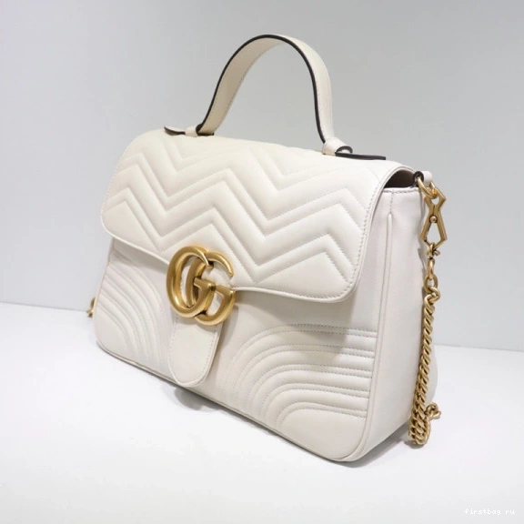 First bag ru bag top Gucci handle Marmont GG medium 0820
